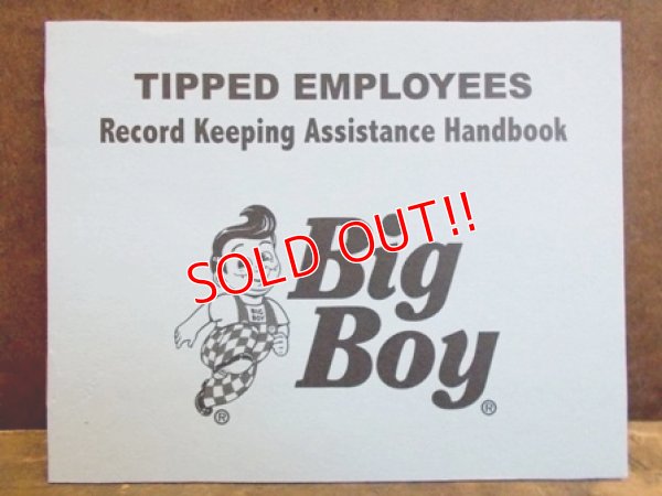 画像1: ct-120710-24 Big Boy / Tipped Employees Record Keeping Assistance Handbook