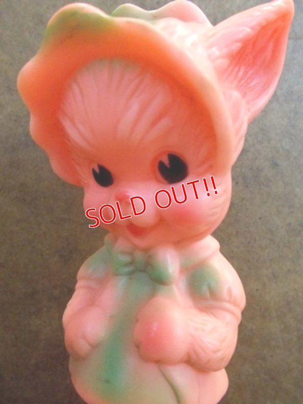 画像4: bt-121023-04 Sun Rubber / Ruth E Newton 50's Cat squeaky doll (Black eyes)