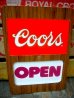 画像1: dp-110707-01 Coors / 80's Open・Close Sign (1)