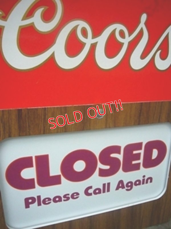 画像4: dp-110707-01 Coors / 80's Open・Close Sign