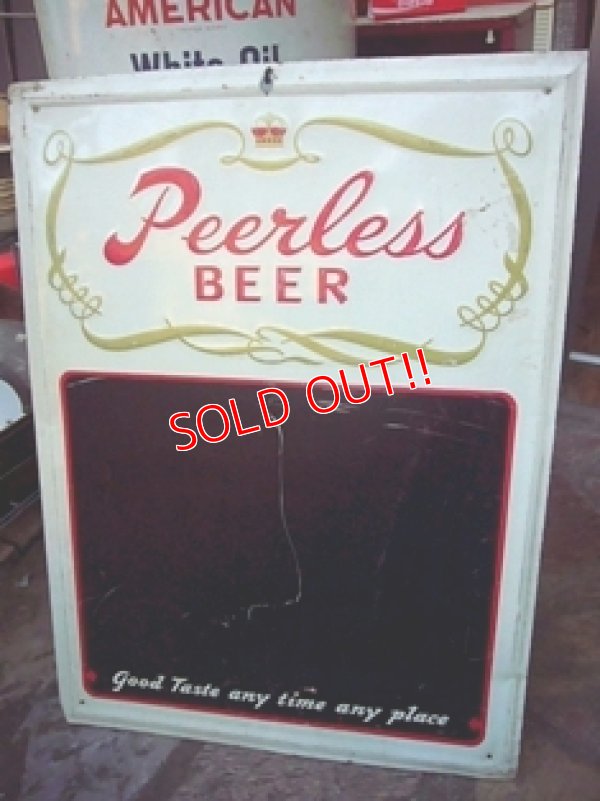 画像1: dp-111026-22 Peerless Beer / Blackboard sign