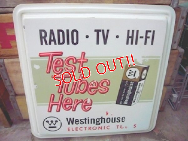 画像1: dp-110405-08 Westinghouse / 50's Plastic sign