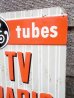 画像3: dp-120705-30 General Electric / G.E Tubes 40's-50's TV RADIO SERVICE sign (3)