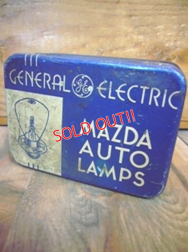 画像1: dp-110112-08 General Electric / MAZDA AOUT LAMPS Tin case