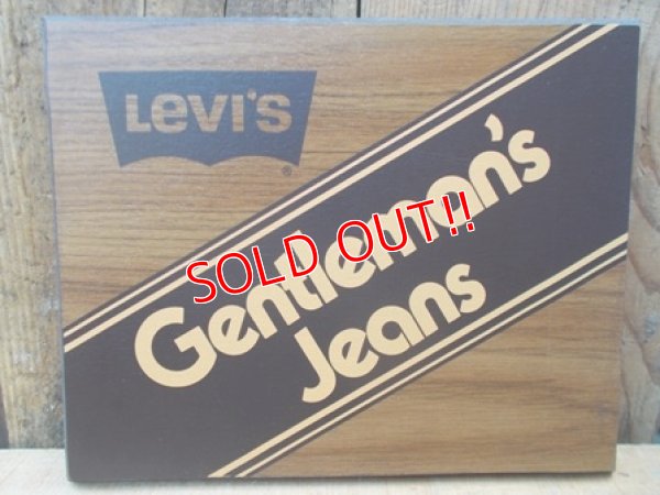 画像1: dp-120717-03 Levi's / 70's Gentleman's Jeans Store Display Sign