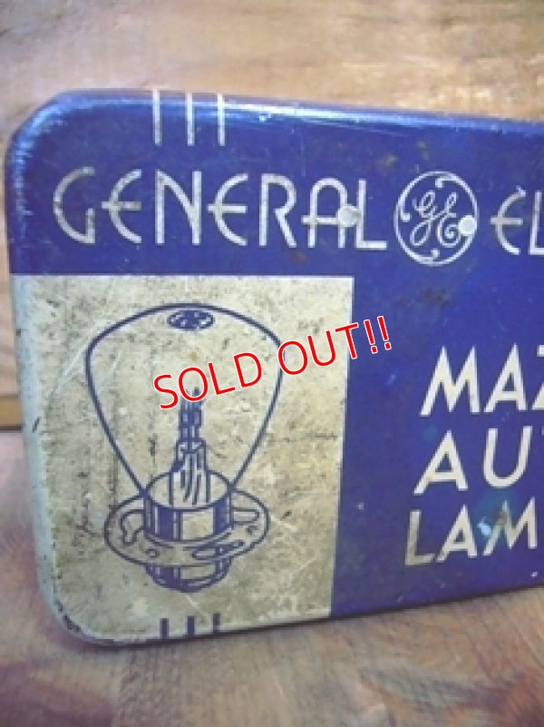 画像2: dp-110112-08 General Electric / MAZDA AOUT LAMPS Tin case