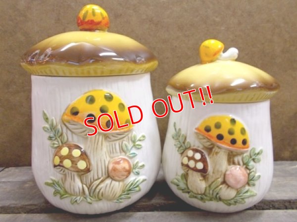 画像1: kt-121105-01 Sears / 70's Mushroom Canister