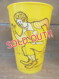 ct-120801-12 McDonald's / 1978 Plastic Cup "Ronald McDonald"