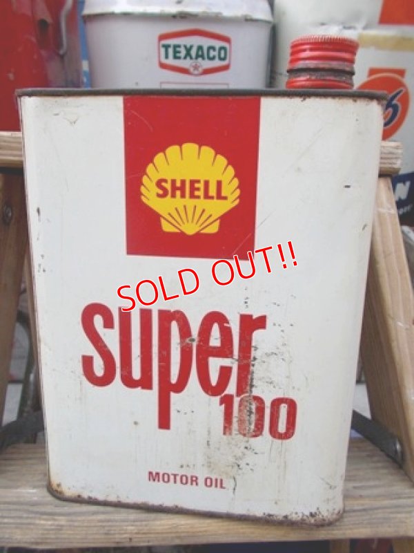 画像1: dp-130312-01 Shell / 60's Oil can