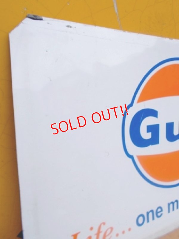 画像3: dp-120805-01 Gulf / W-side metal sign