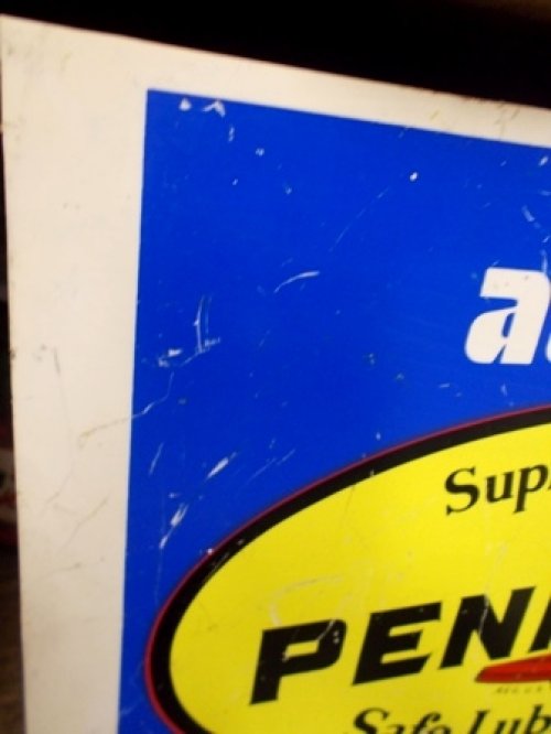 他の写真1: dp-121016-05 PENNZOIL / 70's Plastic W-side sign