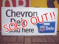 dp-120213-01 Chevron Oil / 1999 "Delo" Metal sign