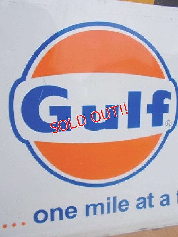 画像2: dp-120805-01 Gulf / W-side metal sign