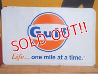 dp-120805-01 Gulf / W-side metal sign