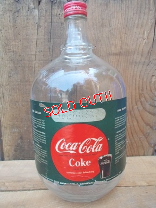 画像1: dp-120626-01 Coca Cola / 50's-60's 1 Gallon soda fountain syrup jug bottle