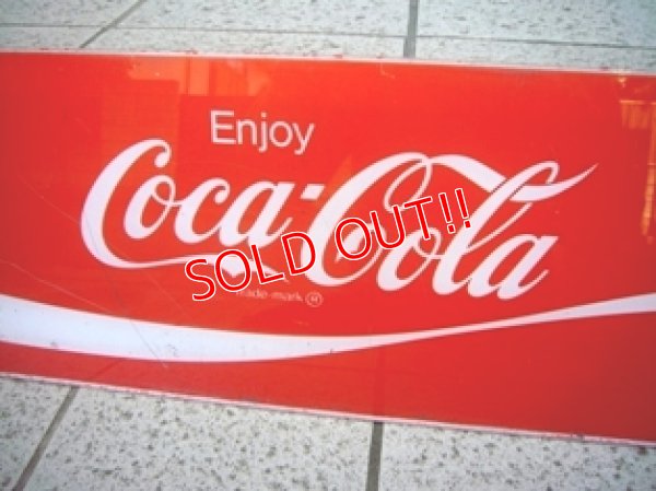 画像2: dp-111121-09 Coca Cola / 80's Vending Machine Plastic sign