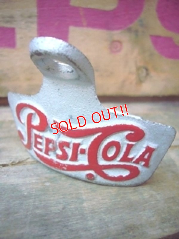 画像1: dp-111215-07 PEPSI COLA / 40's-50's Metal Bottle opener