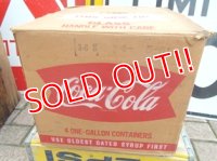 dp-120523-03 Coca Cola / 50's-60's 1 Gallon soda fountain syrup Paper Box