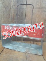 dp-120807-03 Royal Crown Cola / 50's-60's Metal 6 Pack Bottle Carrier