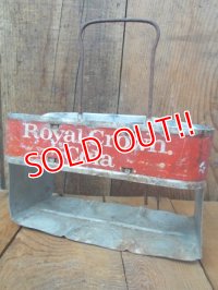dp-120807-03 Royal Crown Cola / 50's-60's Metal 6 Pack Bottle Carrier