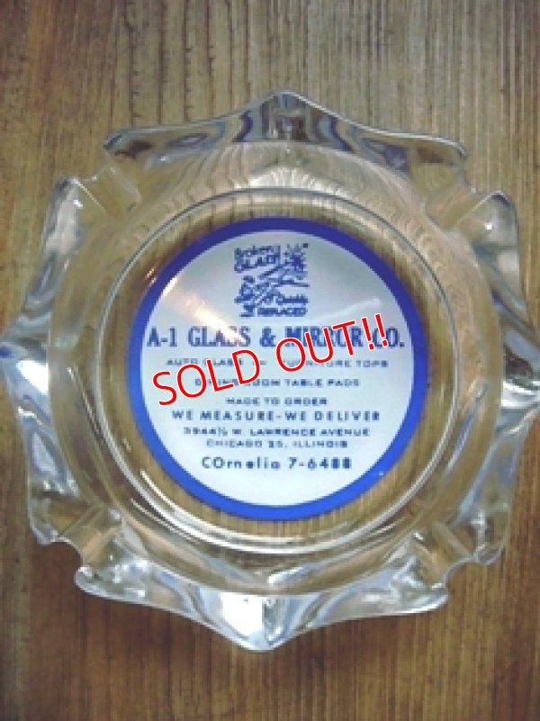 画像1: dp-101006-01 A-1 GLASS & MIRROR CO, Ashtray