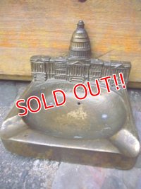 dp-110604-01 WASHINGTON D.C 40's Souvenir Brass Ashtray