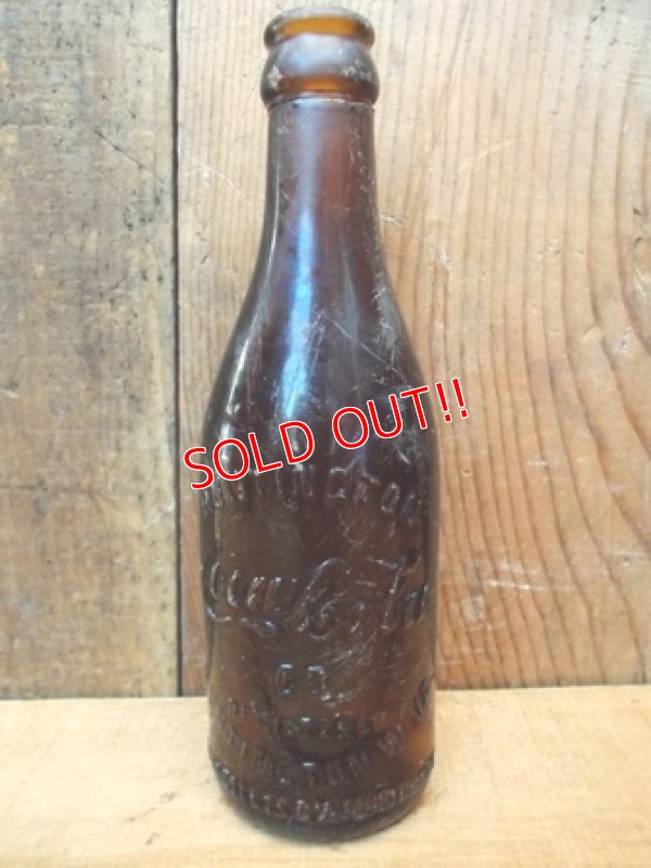 画像1: dp-120724-03 Coca Cola / 10's-20's Straight Amber Bottle