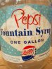 画像2: dp-120724-02 Pepsi Cola / 50's-60's 1 Gallon Syrup bottle (2)