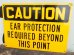 画像1: dp-120705-39 Vintage Steel Sign "CAUTION" (1)