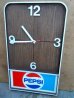 画像1: dp-120713-01 PEPSI / 80's Wall Clock (1)