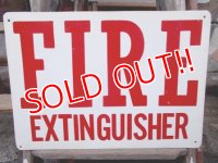 dp-130307-02 FIRE EXTINGUISHER Plastic Sign