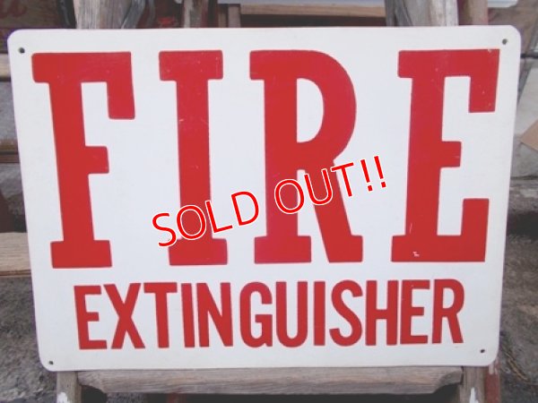 画像1: dp-130307-02 FIRE EXTINGUISHER Plastic Sign