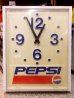 画像1: dp-130108-02 Pepsi / 80's Wall clock (1)