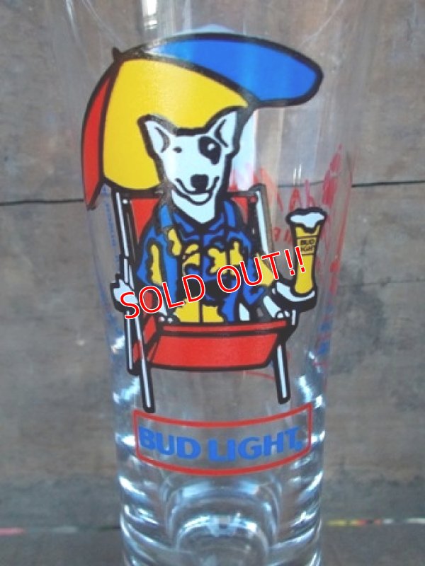 画像2: gs-120912-07 BUD LIGHT / Spuds Mackenzie 80's Beer Glass