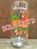 gs-130204-13 Lady and the Tramp / PEPSI 70's Wonderful World series glass