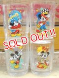 gs-120417-01 Mickey Mouse / McDonald's Millennium glass Set of 4