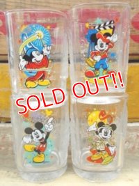 gs-120417-01 Mickey Mouse / McDonald's Millennium glass Set of 4
