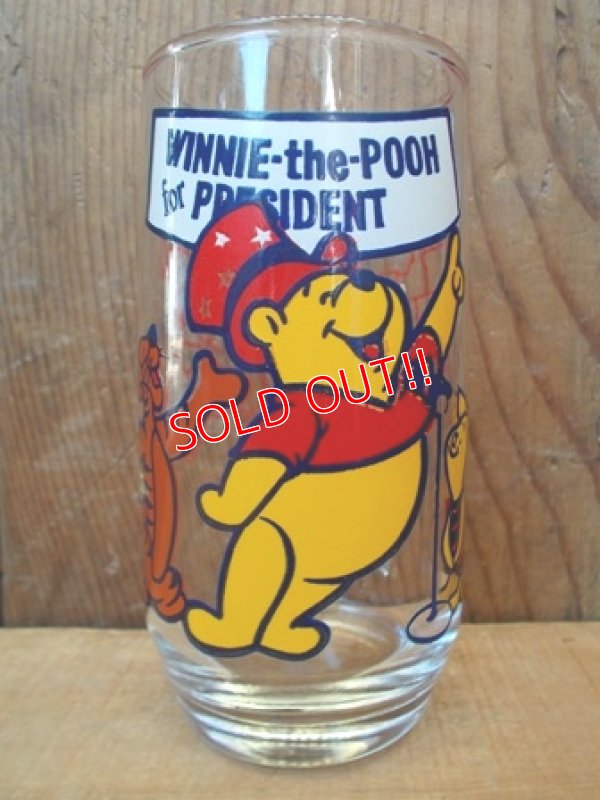 画像1: gs-120801-01 Winnie the Pooh / Sears 70's glass "Pooh! Country"