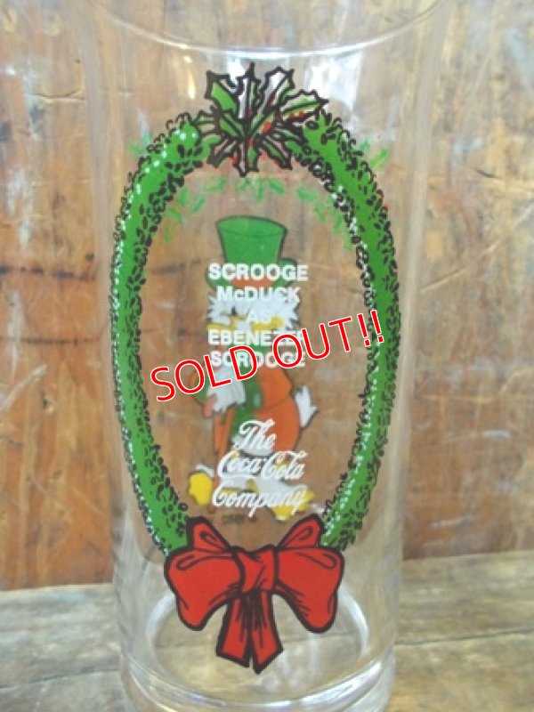 画像4: gs-120801-03 Scrooge McDuck / Coca Cola "Mickey's Christmas Carol" 1982 glass