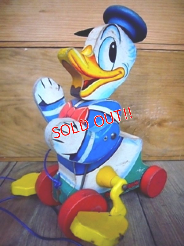 画像1: fp-101211-06 Donald Duck / 50's Pull Toy
