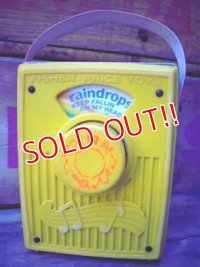 fp-100626-23 Music Box Pocket Radio 1972 "raindrops"