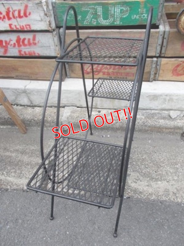 画像2: dp-120914-11 50's-60's Metal Wire Rack