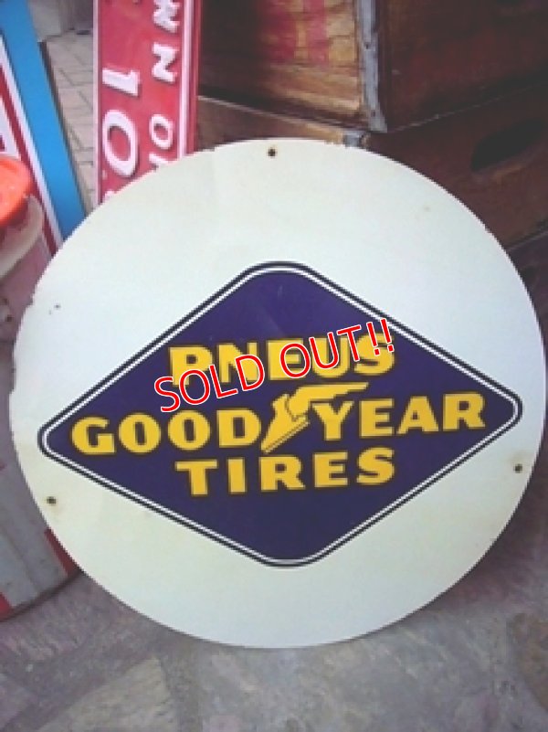 画像1: dp-100915-05 GOOD YEAR / 70's Sign