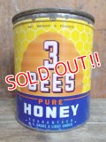 dp-130116-05 3 Bees Pure Honey Tin Can