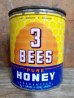 画像1: dp-130116-05 3 Bees Pure Honey Tin Can (1)