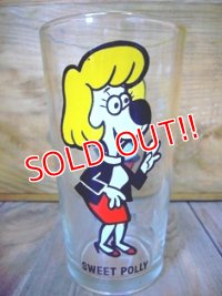 gs-101228-05 SWEET POLLY / PEPSI 70's Collector series glass
