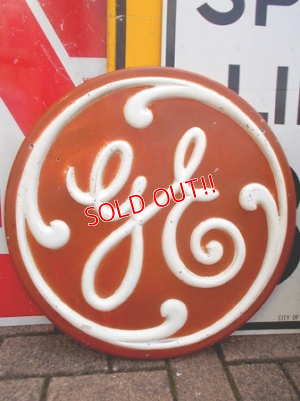 画像1: dp-120605-06 General Electric / 50's-60's Metal Sign