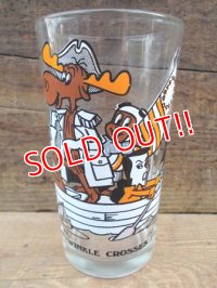gs-120904-05 Rocky & Bullwinkle / 70's glass