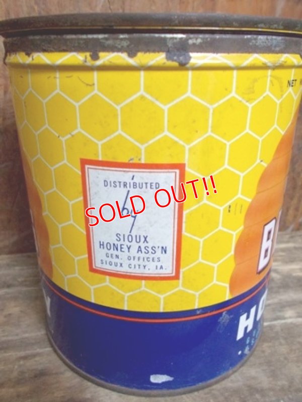 画像3: dp-130116-05 3 Bees Pure Honey Tin Can