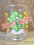 gs-130205-04 Care Bears / 1986 Mini Glass "Good Luck Bear"